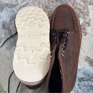 Vibram Men's Dark Brown Leather Boots